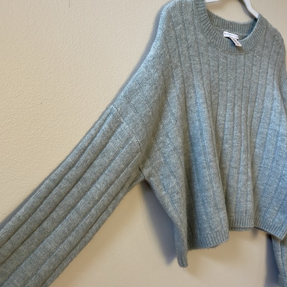 Sincerely Jules Ribbed Knit Long Sleeve Cuffed Sweater, Green Top Sz M, … - Picture 5 of 10